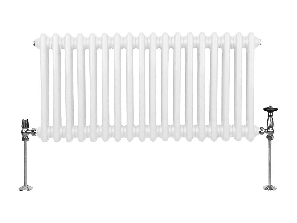 Traditional 2 Column Radiator - 300 x 832mm - White