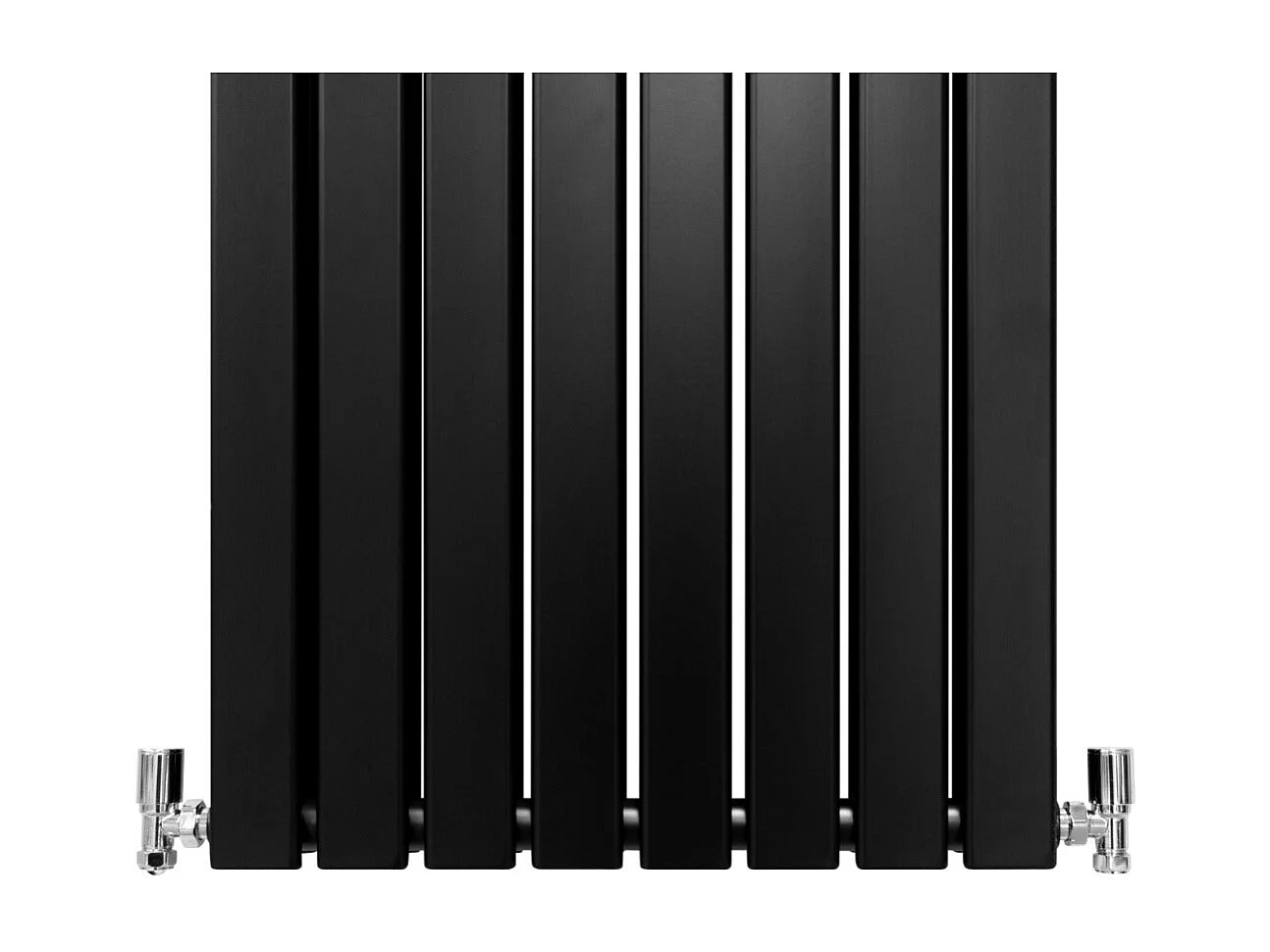 Designer Flat Panel Radiators Matt Black 1600mm x 560mm