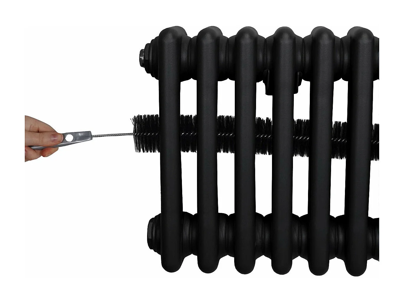 Radiador Tradicional 3 columnas Vertical Negro 180 x  56.2cm