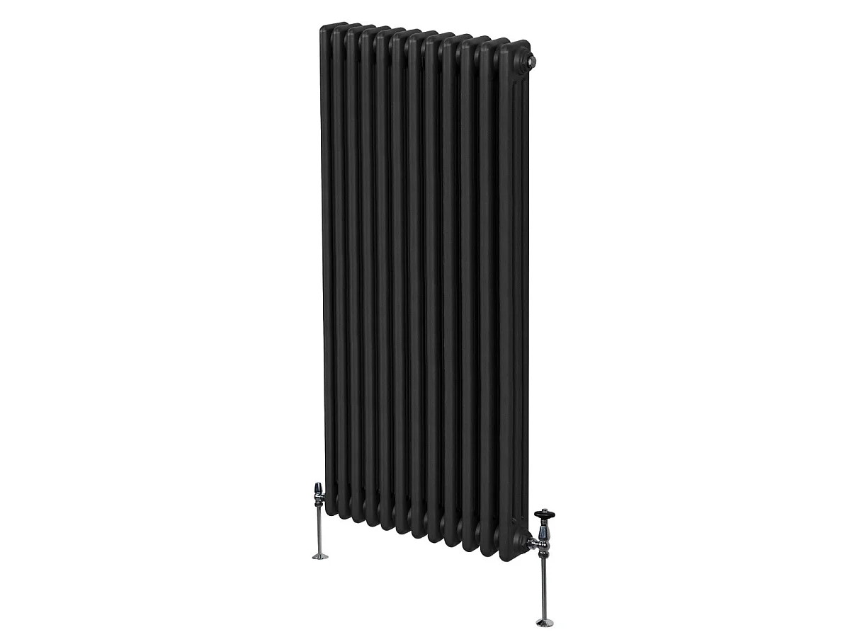 Tradycyjny grzejnik 3-kolumnowy - 1800 x 562 mm - czarny