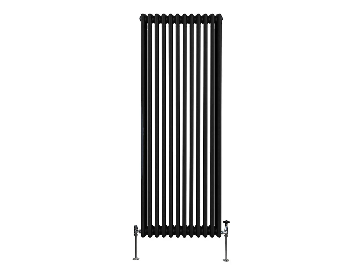 Tradycyjny grzejnik 3-kolumnowy - 1800 x 562 mm - czarny