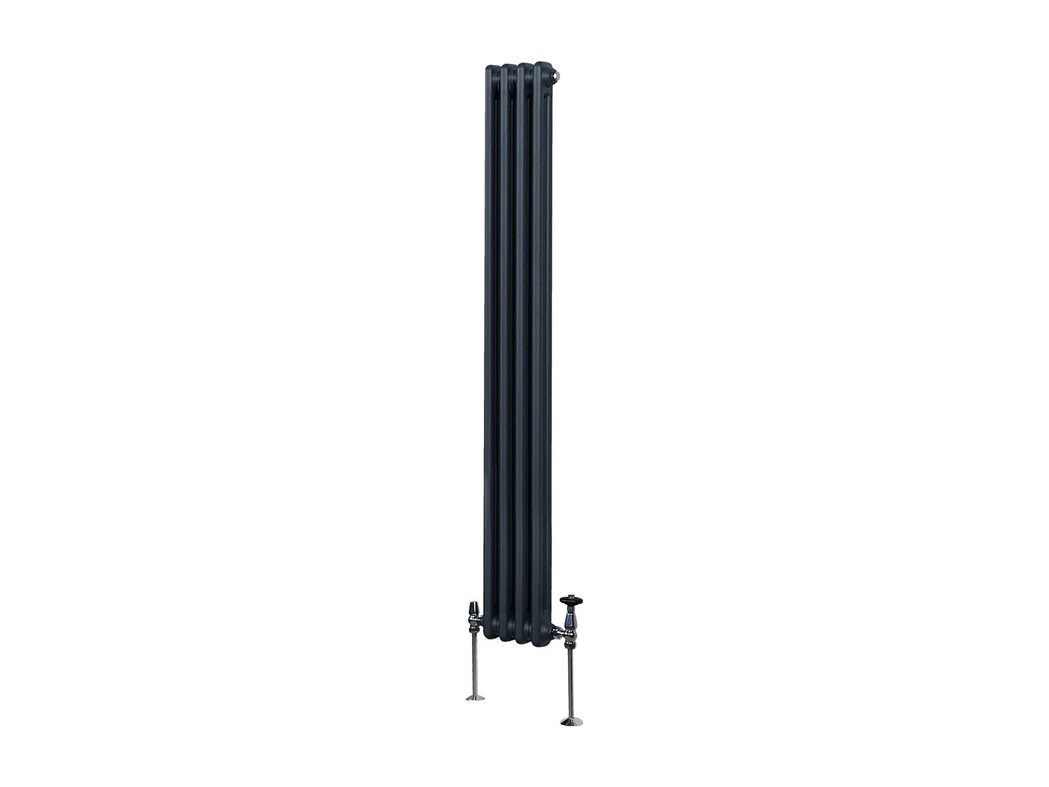 Traditional 2 Column Radiator - 1800 x 202mm - Anthracite Grey