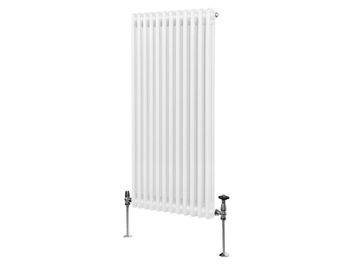 Tradiční 2sloupový radiátor - 1500 x 562 mm - bílý