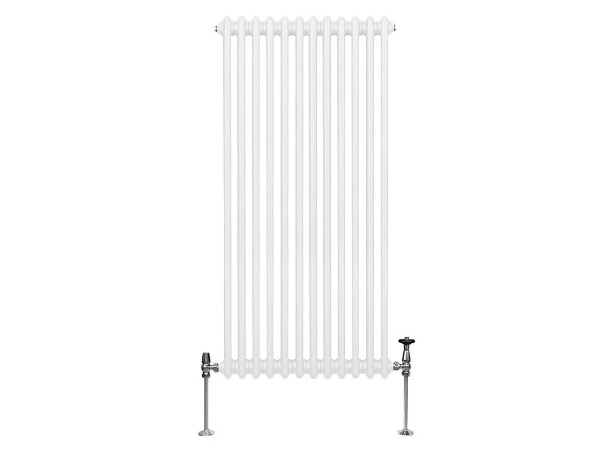 Tradiční 2sloupový radiátor - 1500 x 562 mm - bílý