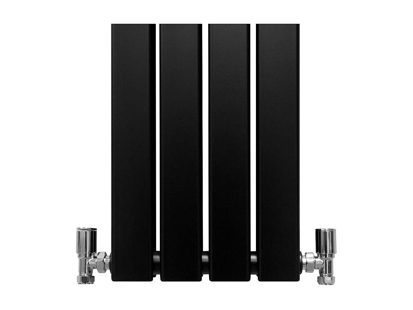 Designer Flat Panel Radiators Matt Black 1800mm x 280mm