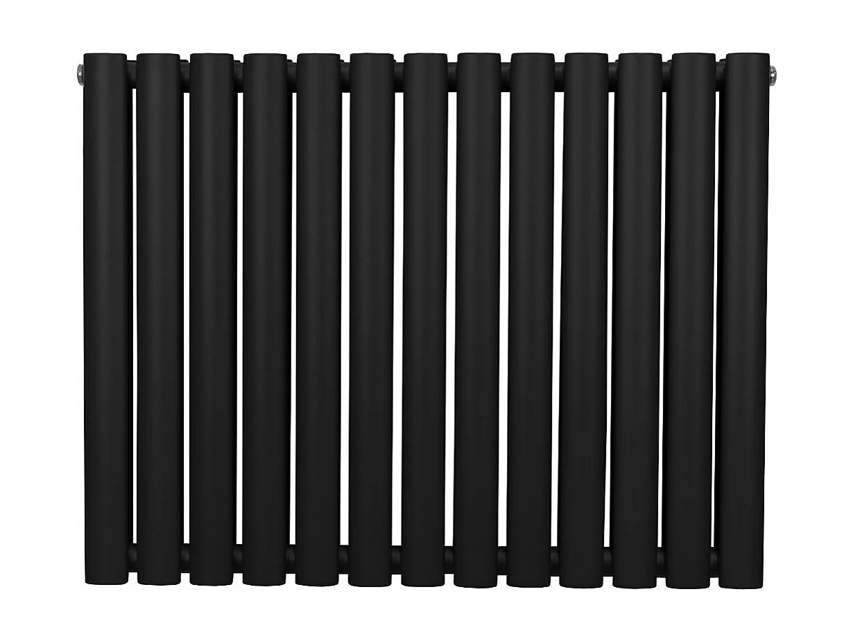 Radiador De Columna Ovalada Horizontal Negro 60cm x 78cm