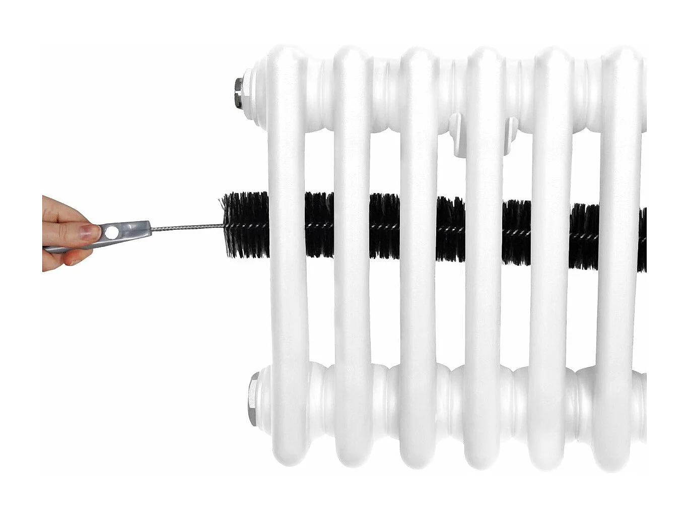 Traditioneller 3-Spalten-Heizkörper - 300 x 1012 mm - Weiß