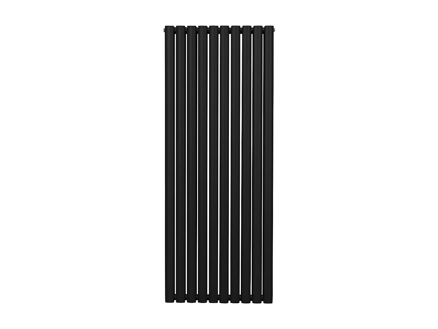 Radiador De Columna Ovalada Vertical Negro 160cm x 60cm