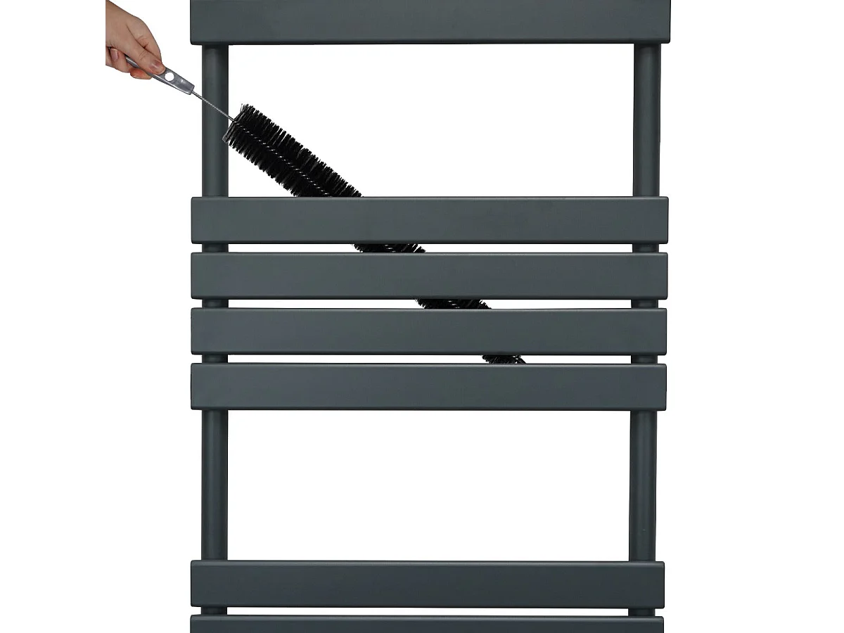 Radiateur Sèche-Serviettes à Panneau Plat – 1200mm x 500mm – Gris Anthracite