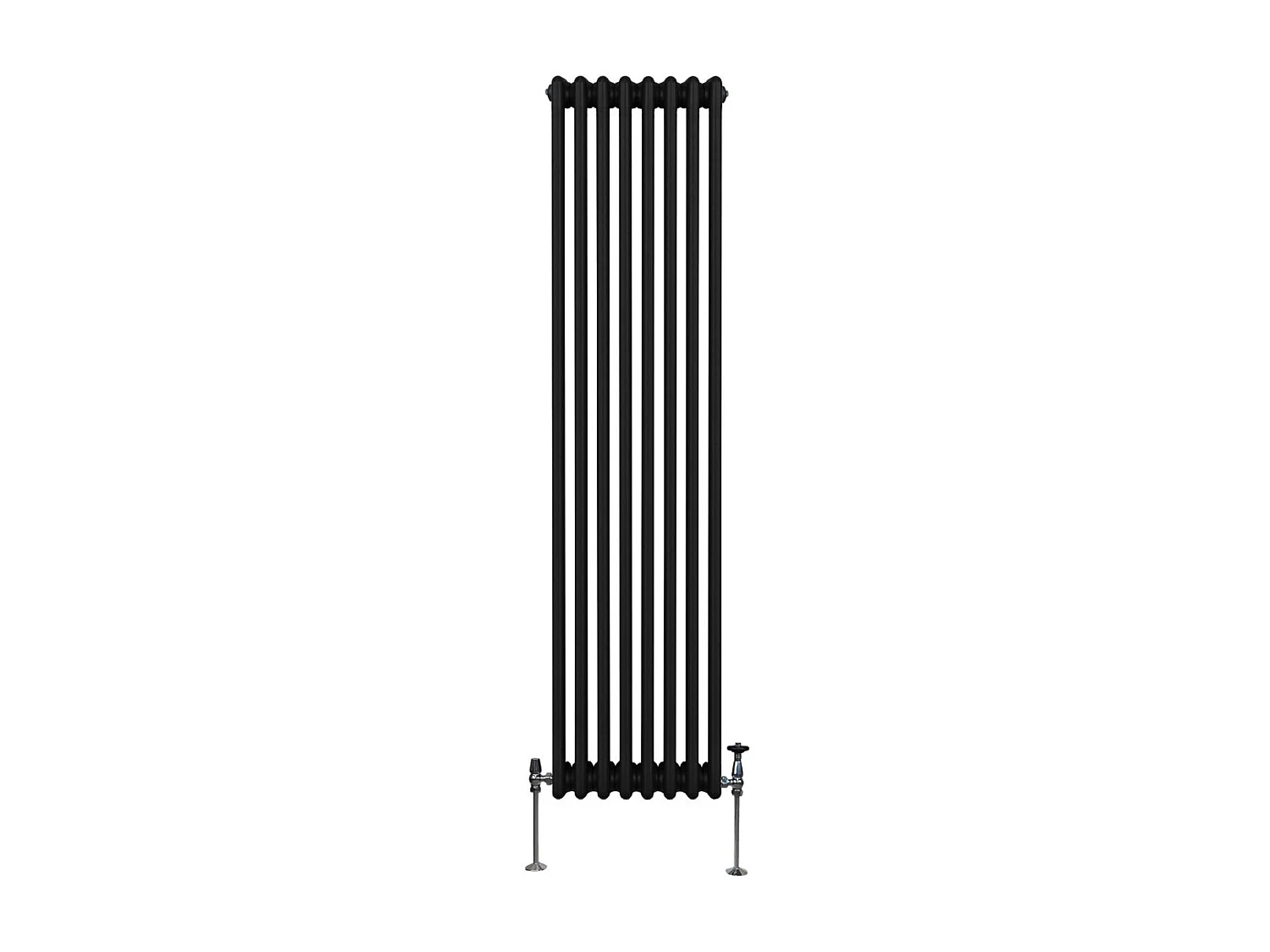 Traditional 3 Column Radiator - 1800 x 382mm - Black