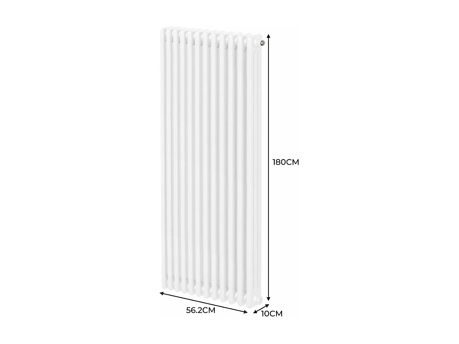 Radiador Tradicional 3 columnas Vertical Blancoo 180 x  56.2cm