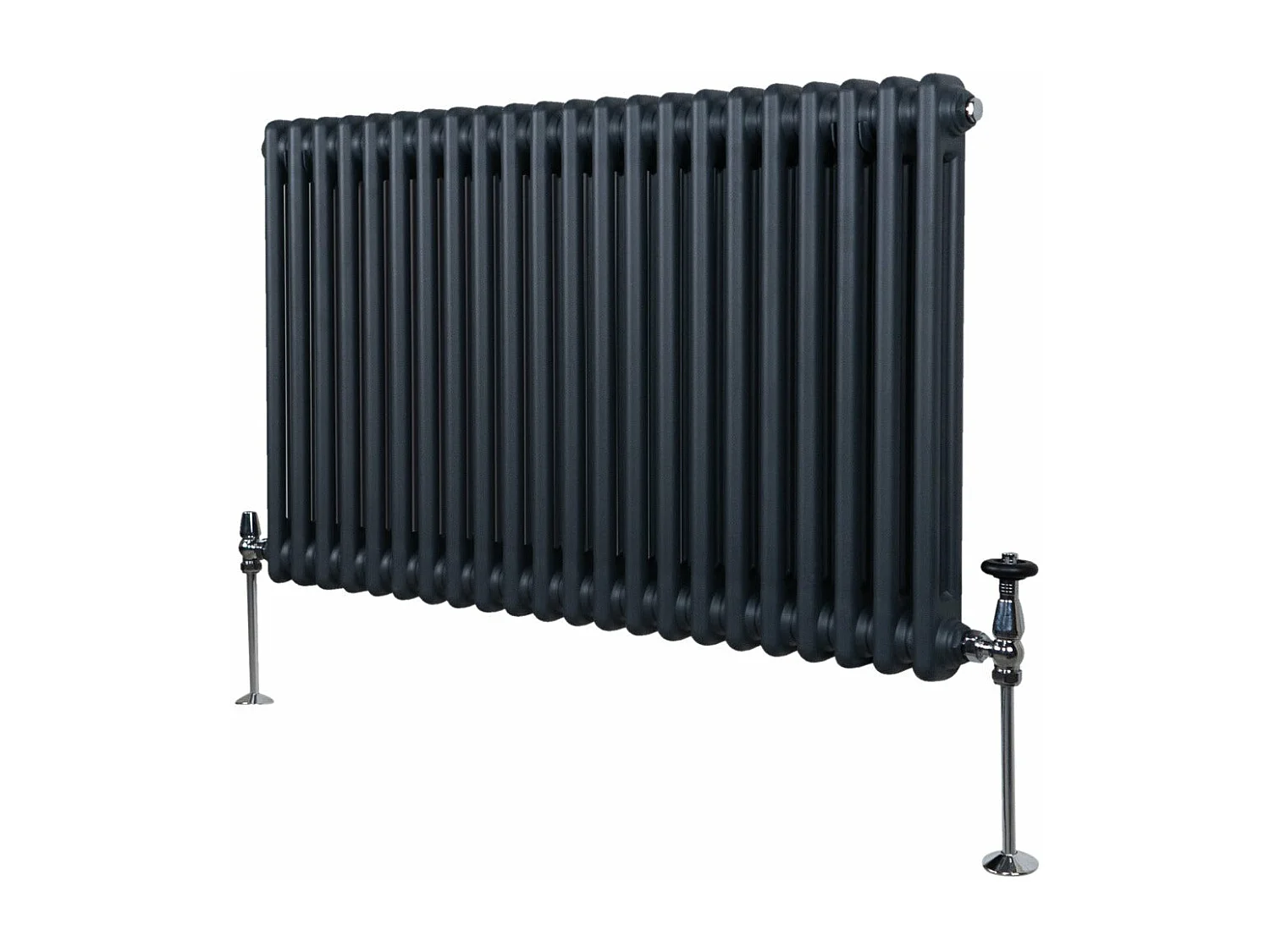 Radiatore Termosifone a 2 colonne - 600 x 1012mm - Grigio Antracite