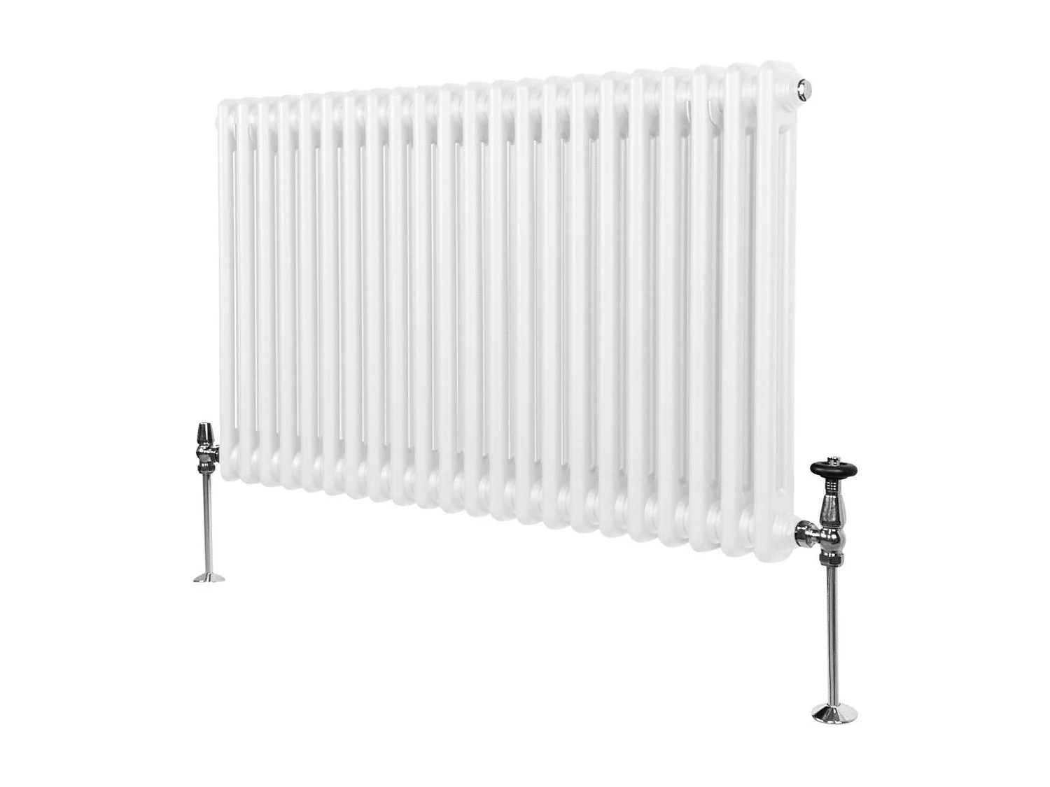 Traditional 2 Column Radiator - 600 x 1012mm - White