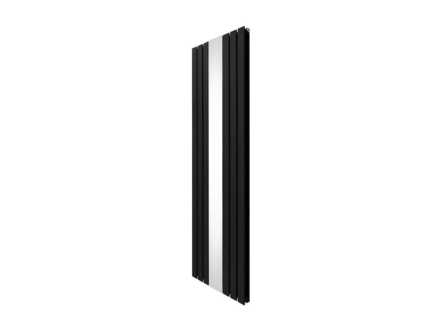 Grzejnik z płaskim lustrem - 1800 mm x 565 mm - czarny