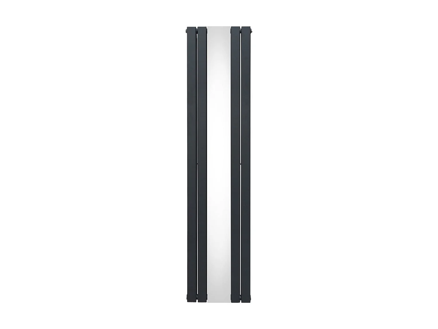 Grzejnik z płaskim lustrem - 1800 mm x 425 mm - antracytowy szary