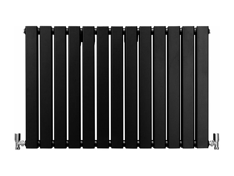 Radiatore a Elementi Piatti - Nero Opaco - 60cm x 91cm