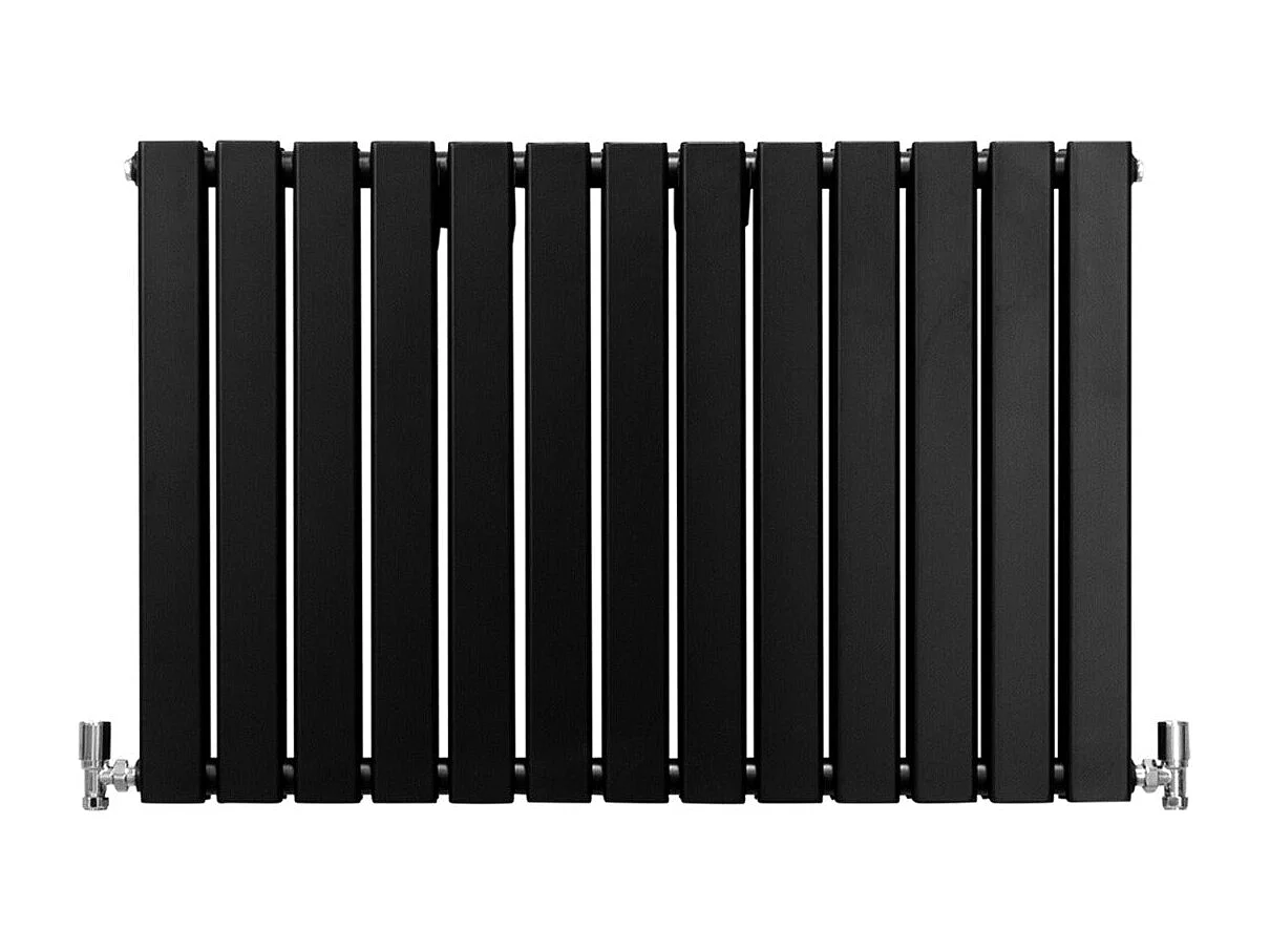 Grzejniki panelowe designerskie, matowo czarne, 600 mm x 910 mm