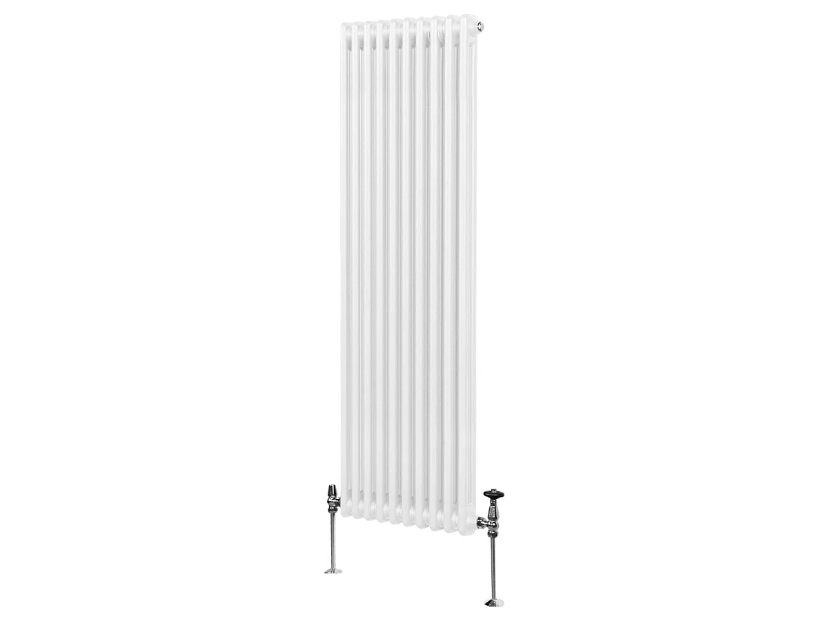 Tradiční 2sloupový radiátor - 1800 x 472 mm - bílý