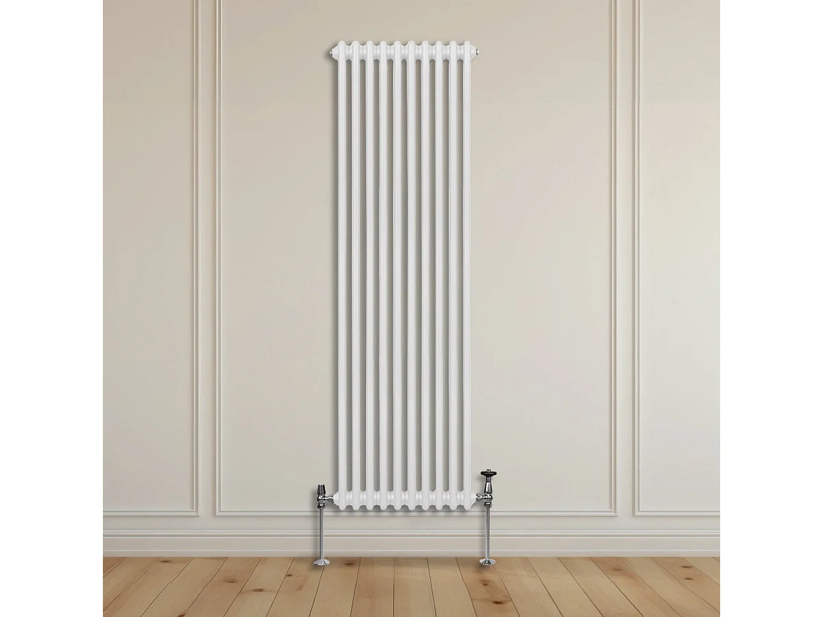 Tradiční 2sloupový radiátor - 1800 x 472 mm - bílý