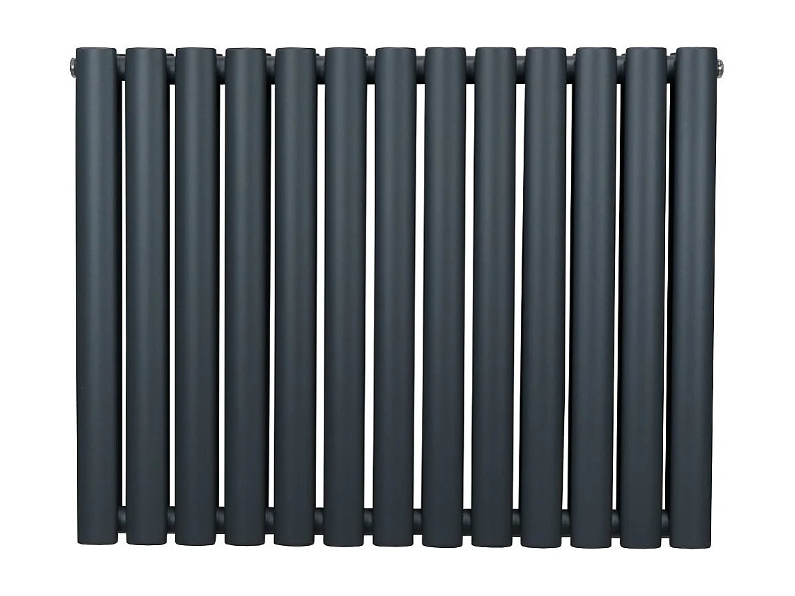 Grzejnik kolumnowy owalny – 600 mm x 780 mm – antracytowo-szary