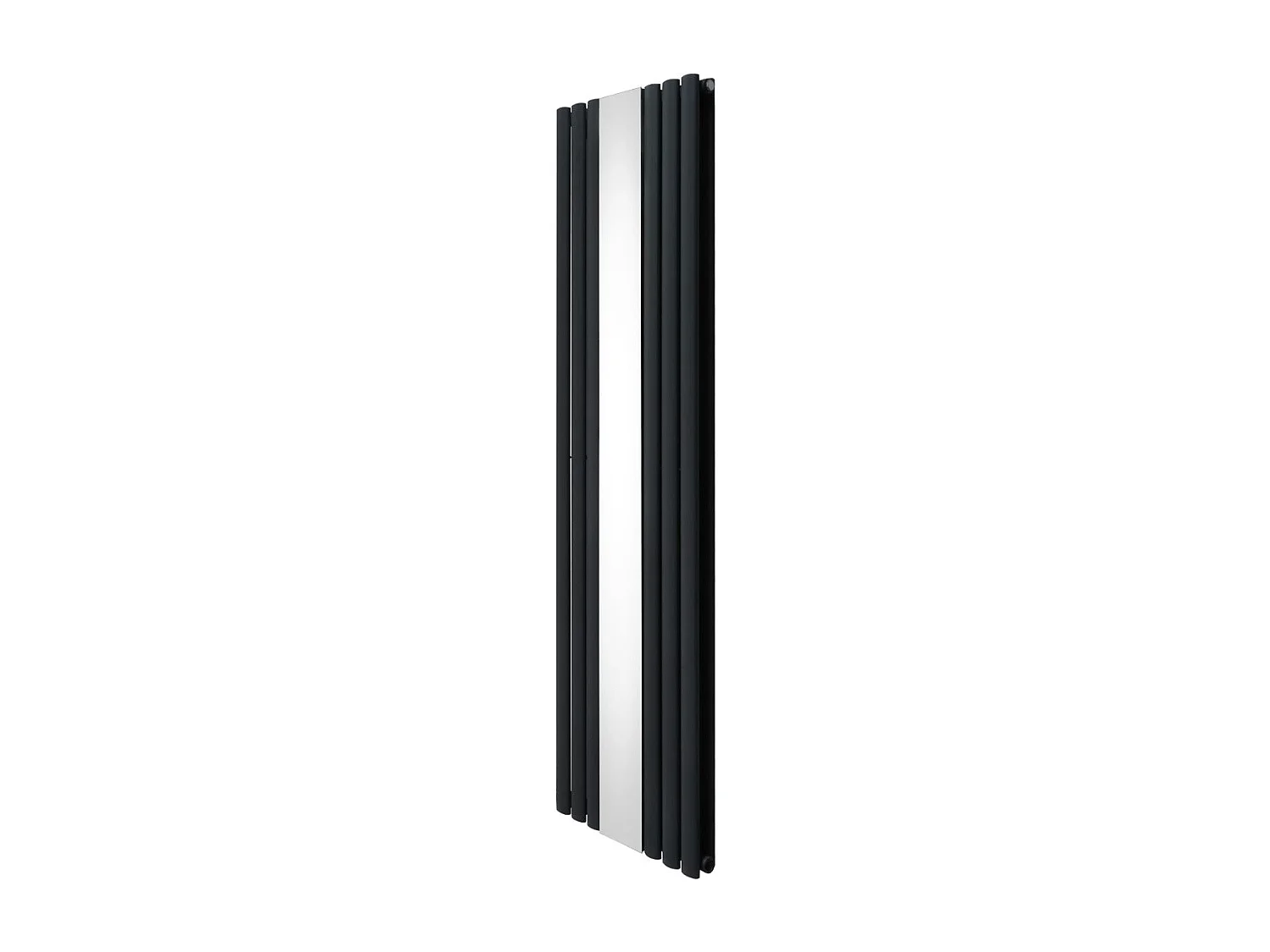 Oval Mirror Radiator - 1800mm x 500mm - Anthracite Grey