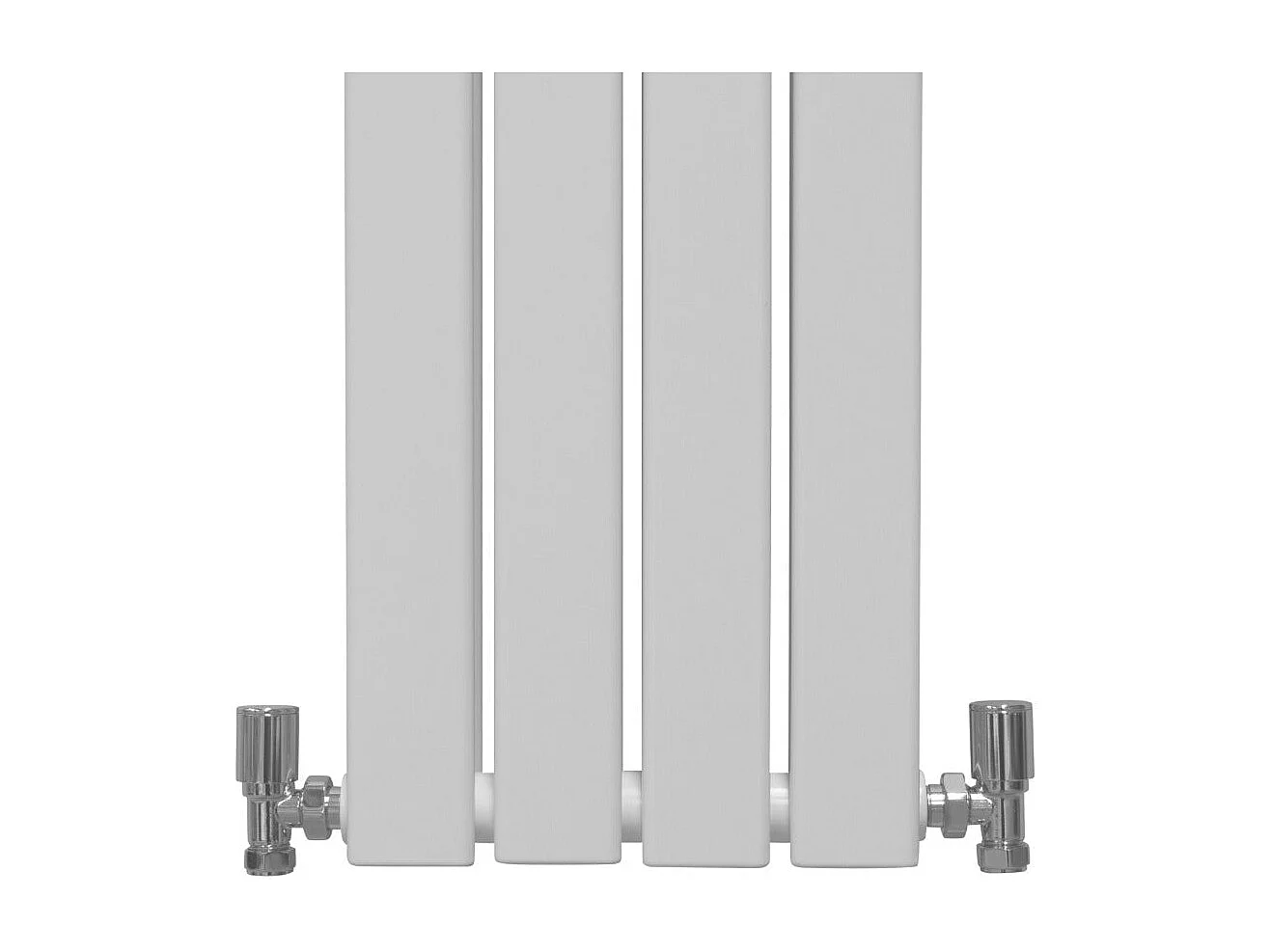Radiateur Plat Blanc Brillant 160 cm x 28 cm