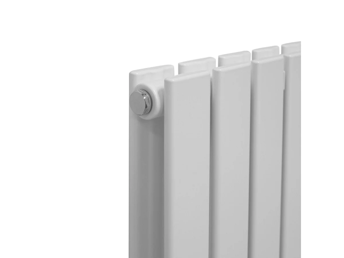 Radiateur Plat Blanc Brillant 160 cm x 28 cm