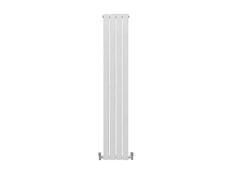 Radiadores de tela plana de design 1600x280mm Branco brilhante