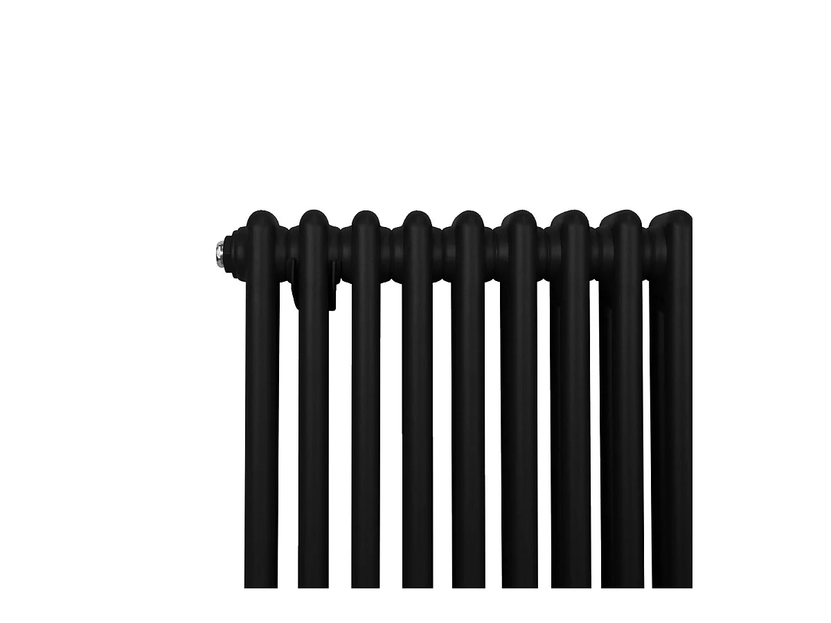 Radiatore Termosifone a 2 colonne - 600 x 832mm - Nero