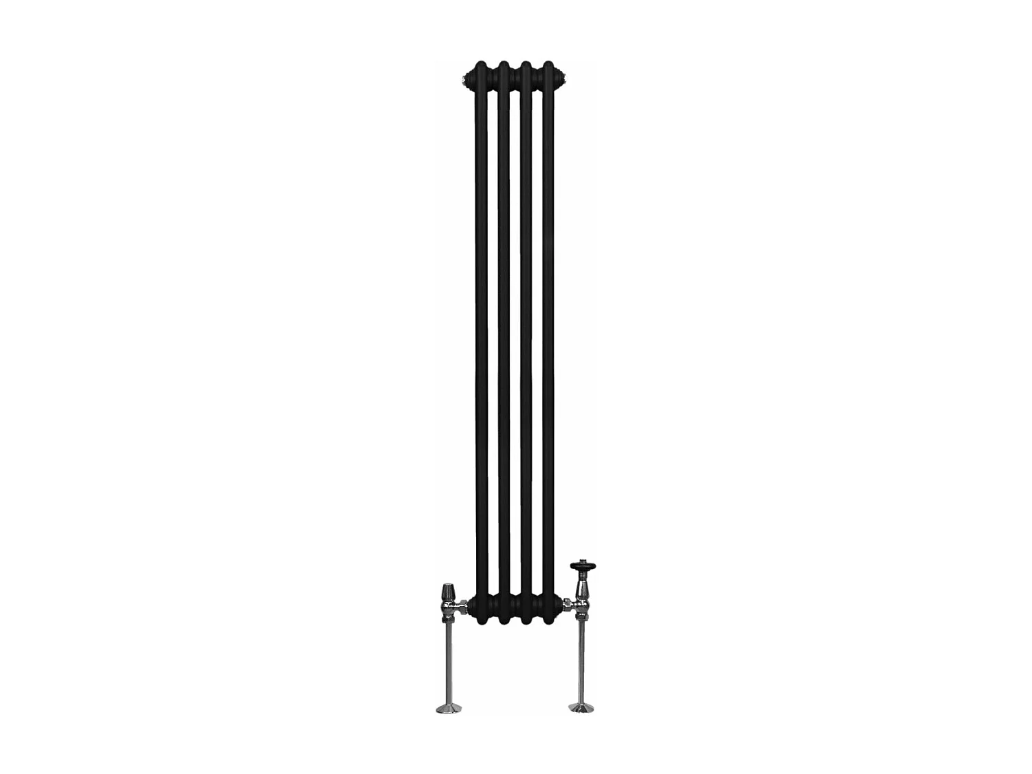 Radiateur Traditionnel à Double Colonne – 1500 x 202 mm – Noir