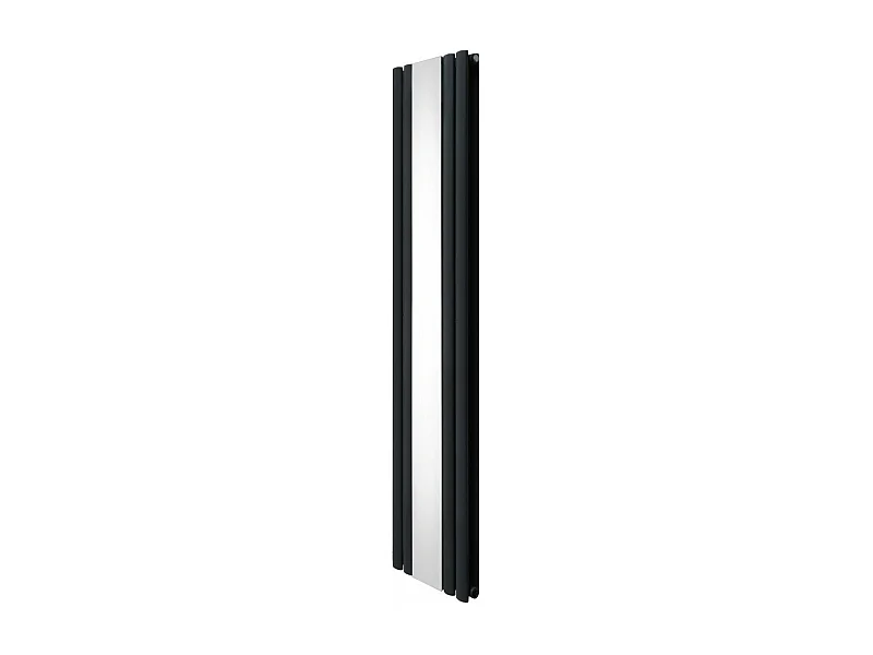 Radiador de Columna Ovalada con Espejo, Gris Antracita, 1800 mm x 380 mm
