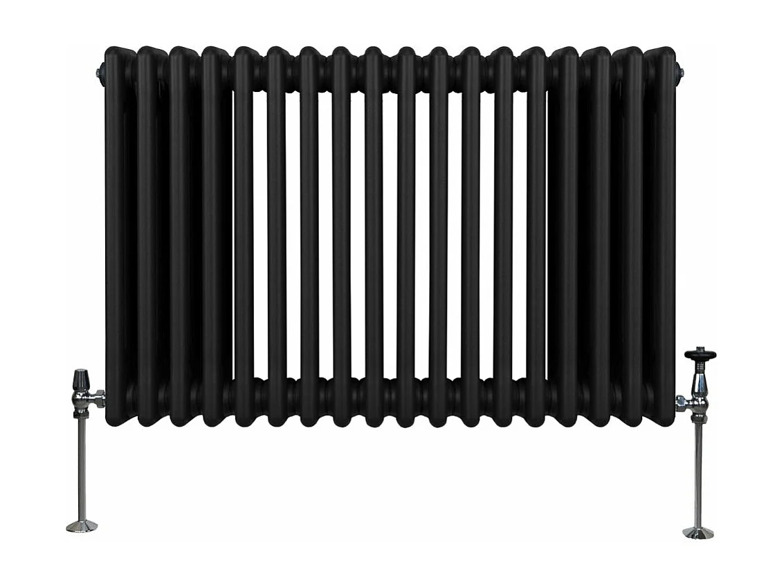 Radiatore Termosifone a 3 colonne - 600 x 832mm - Nero