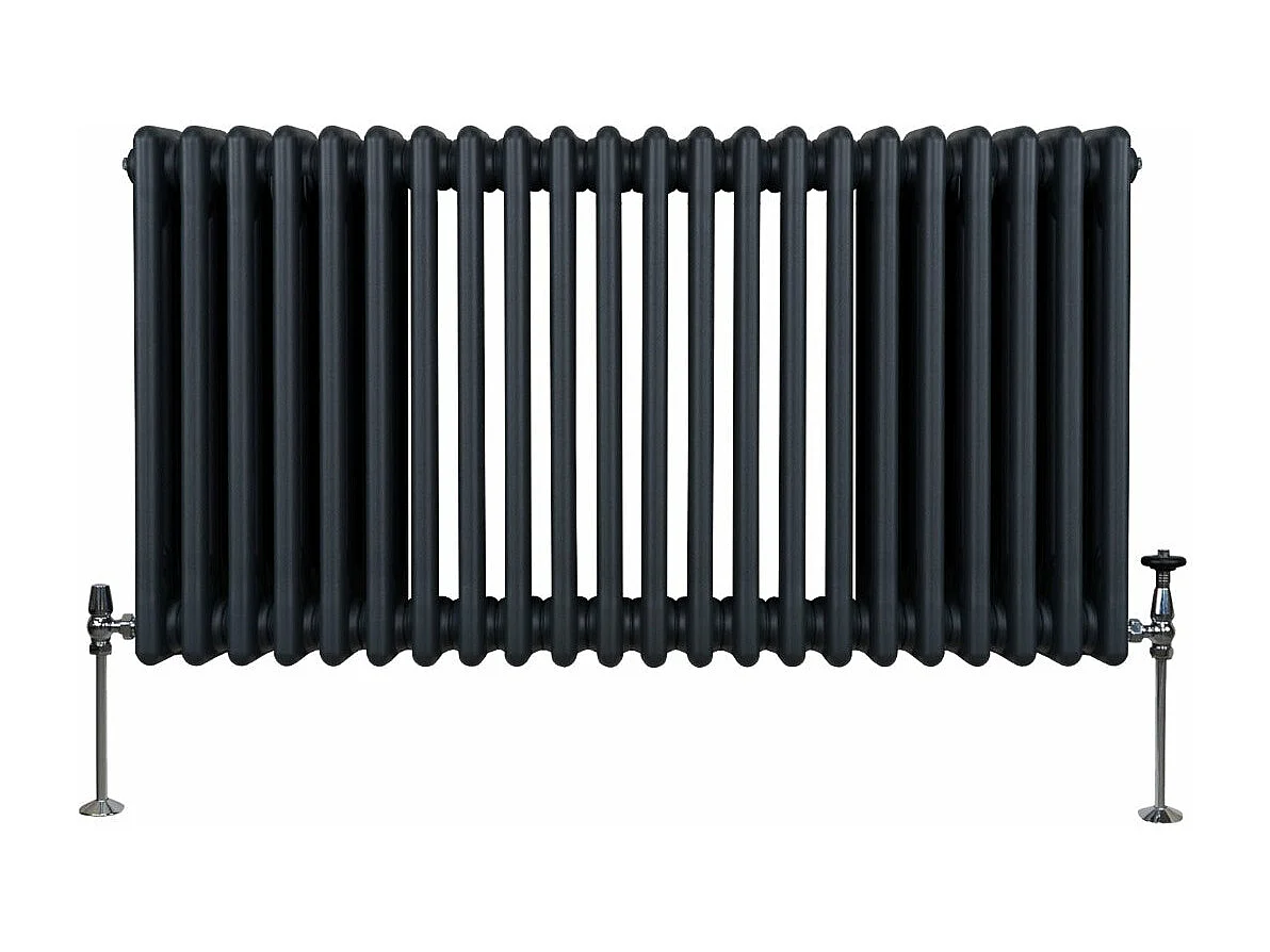 Radiatore Termosifone a 3 colonne - 600 x 1012mm - Grigio Antracite