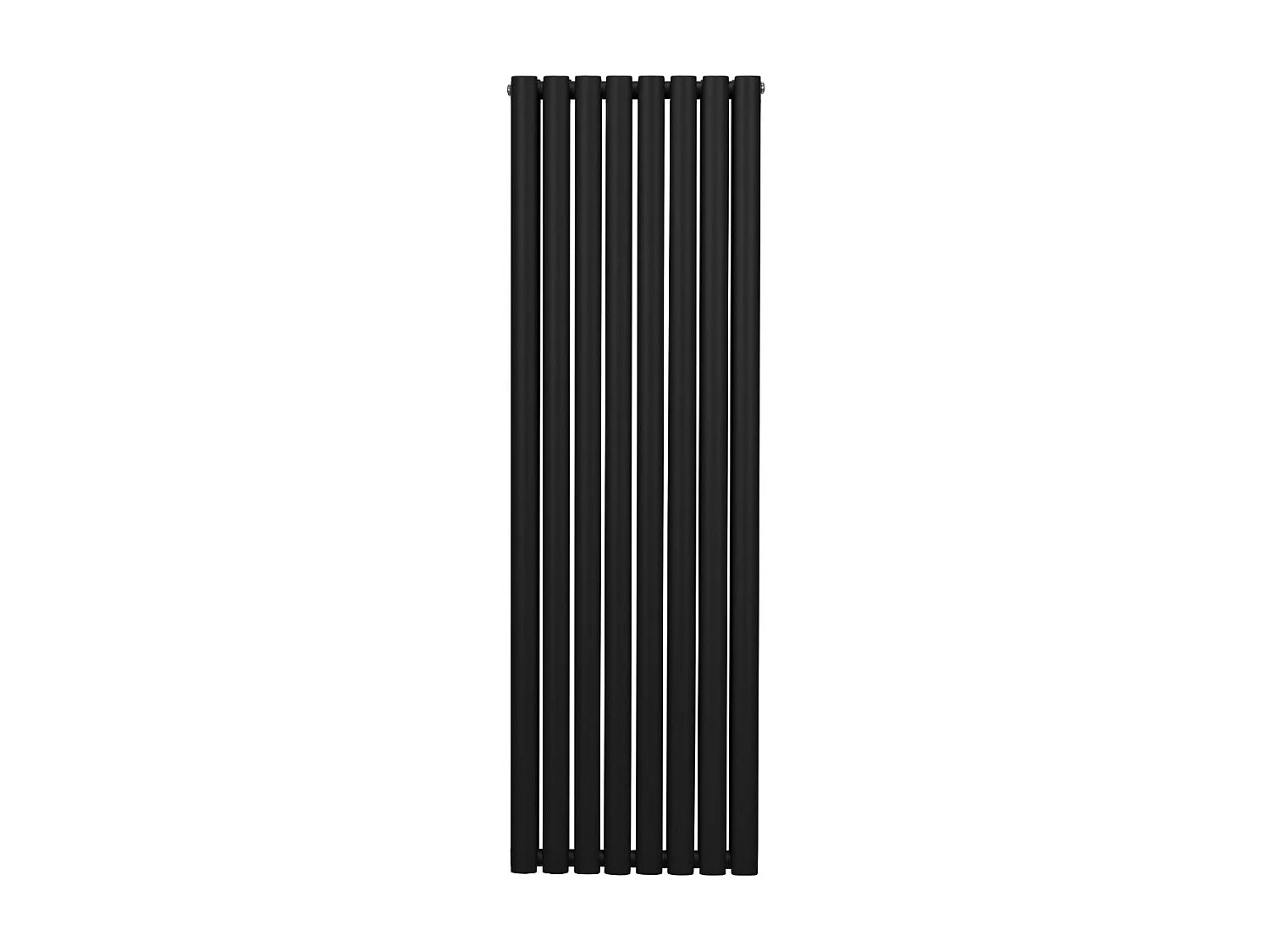 Radiador De Columna Ovalada Vertical Negro 160cm x 48cm