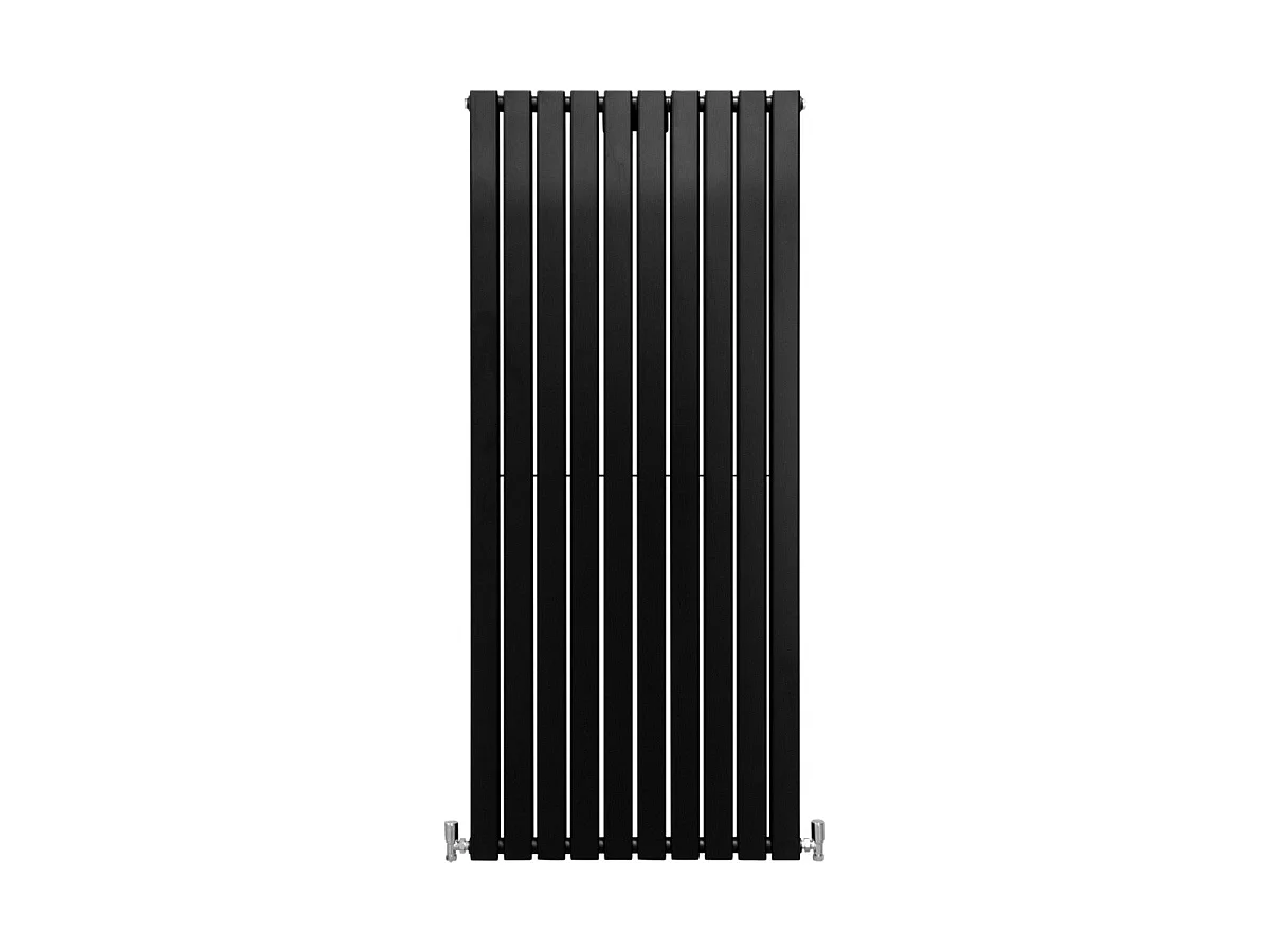 Grzejniki panelowe designerskie, matowo czarne, 1600 mm x 700 mm