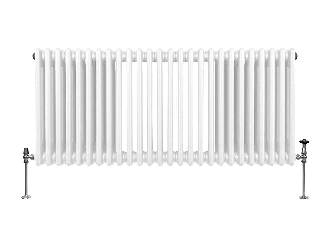 Radiatore Termosifone a 3 colonne - 600 x 1192mm - Bianco