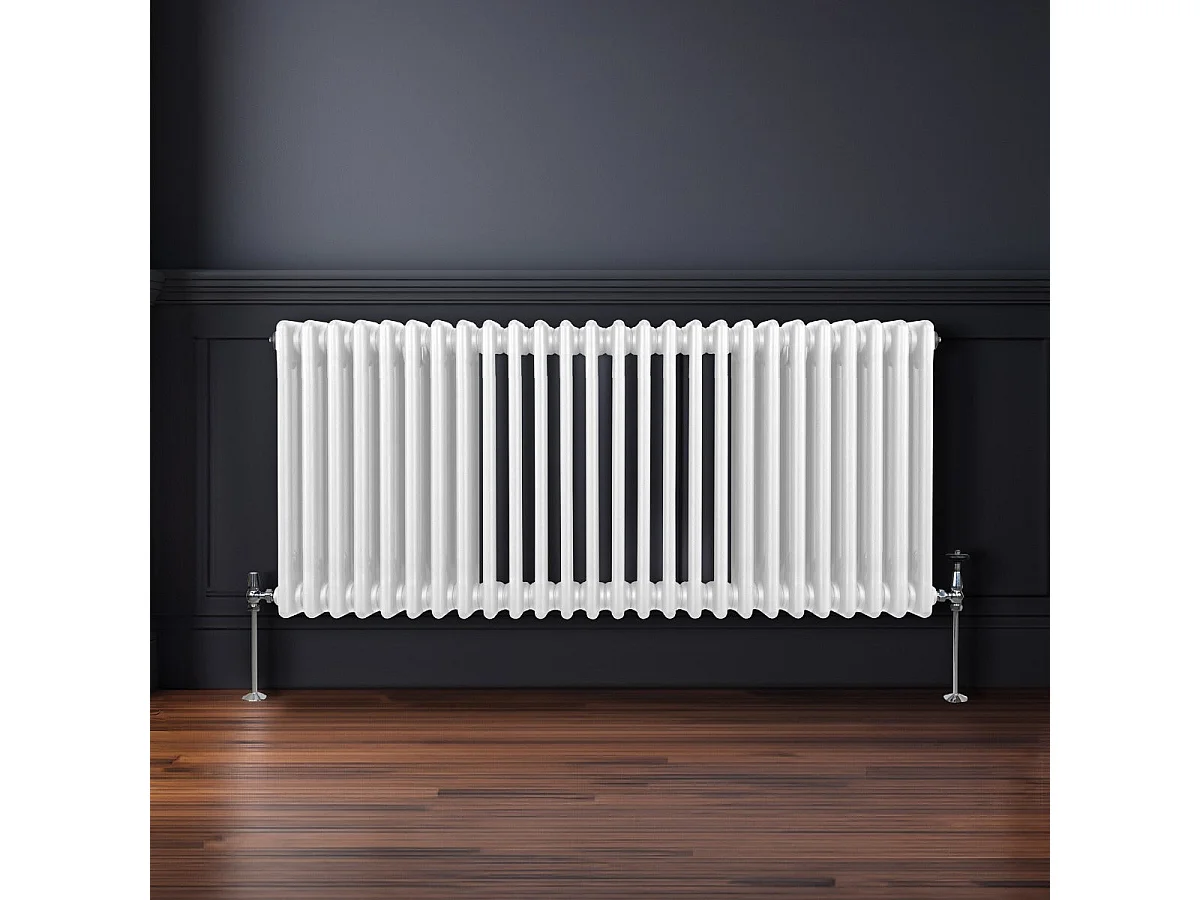 Radiatore Termosifone a 3 colonne - 600 x 1192mm - Bianco