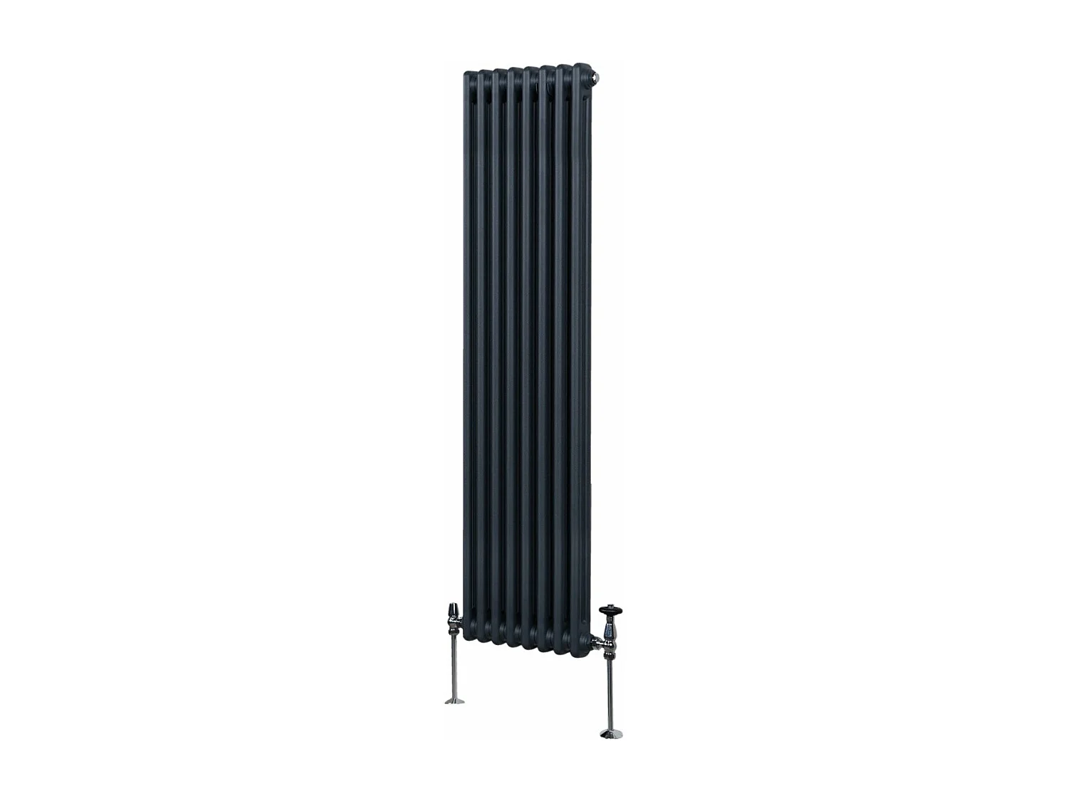 Radiateur Traditionnel à Double Colonne – 1800 x 382 mm – Gris Anthracite