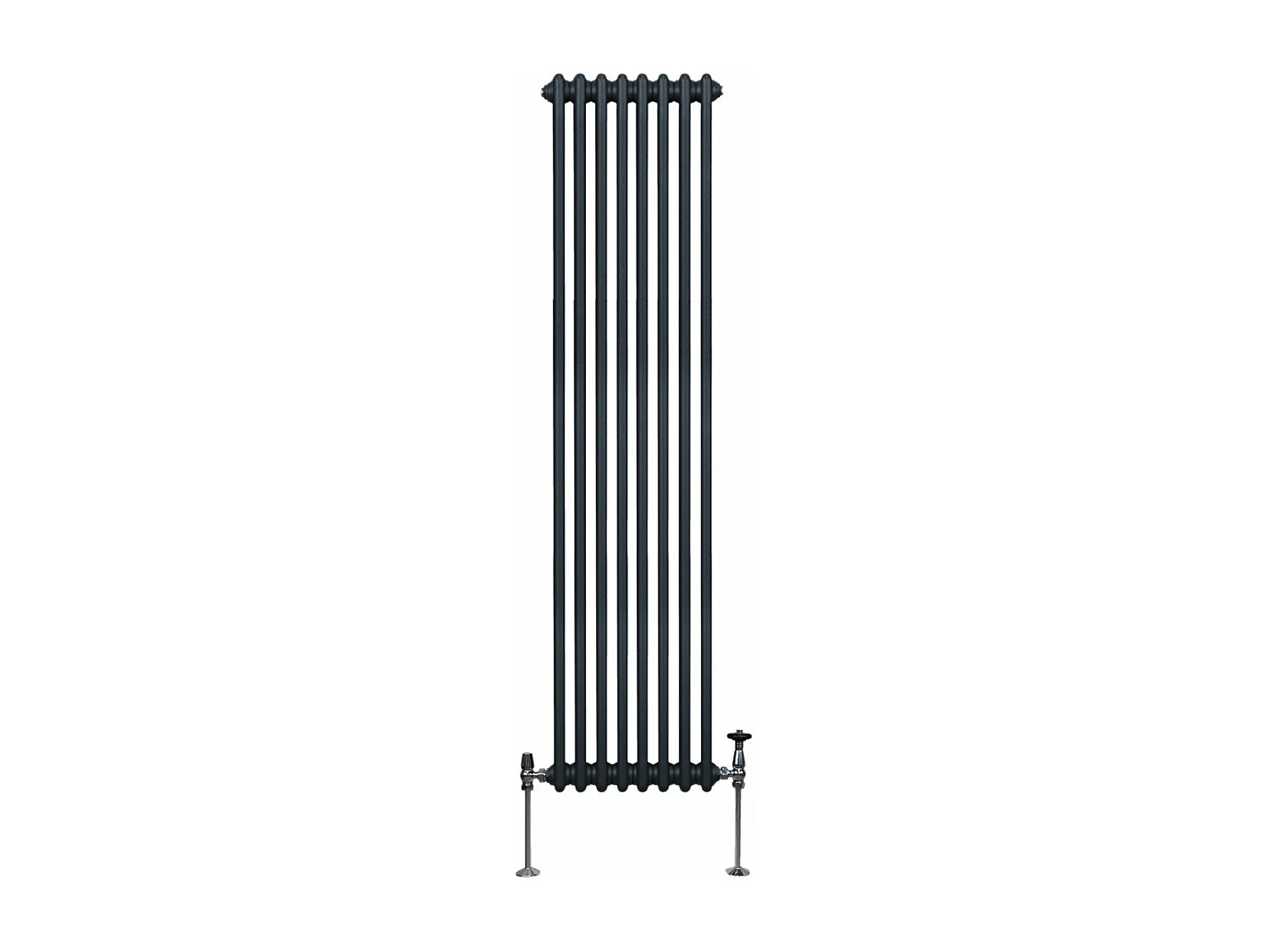 Radiateur Traditionnel à Double Colonne – 1800 x 382 mm – Gris Anthracite