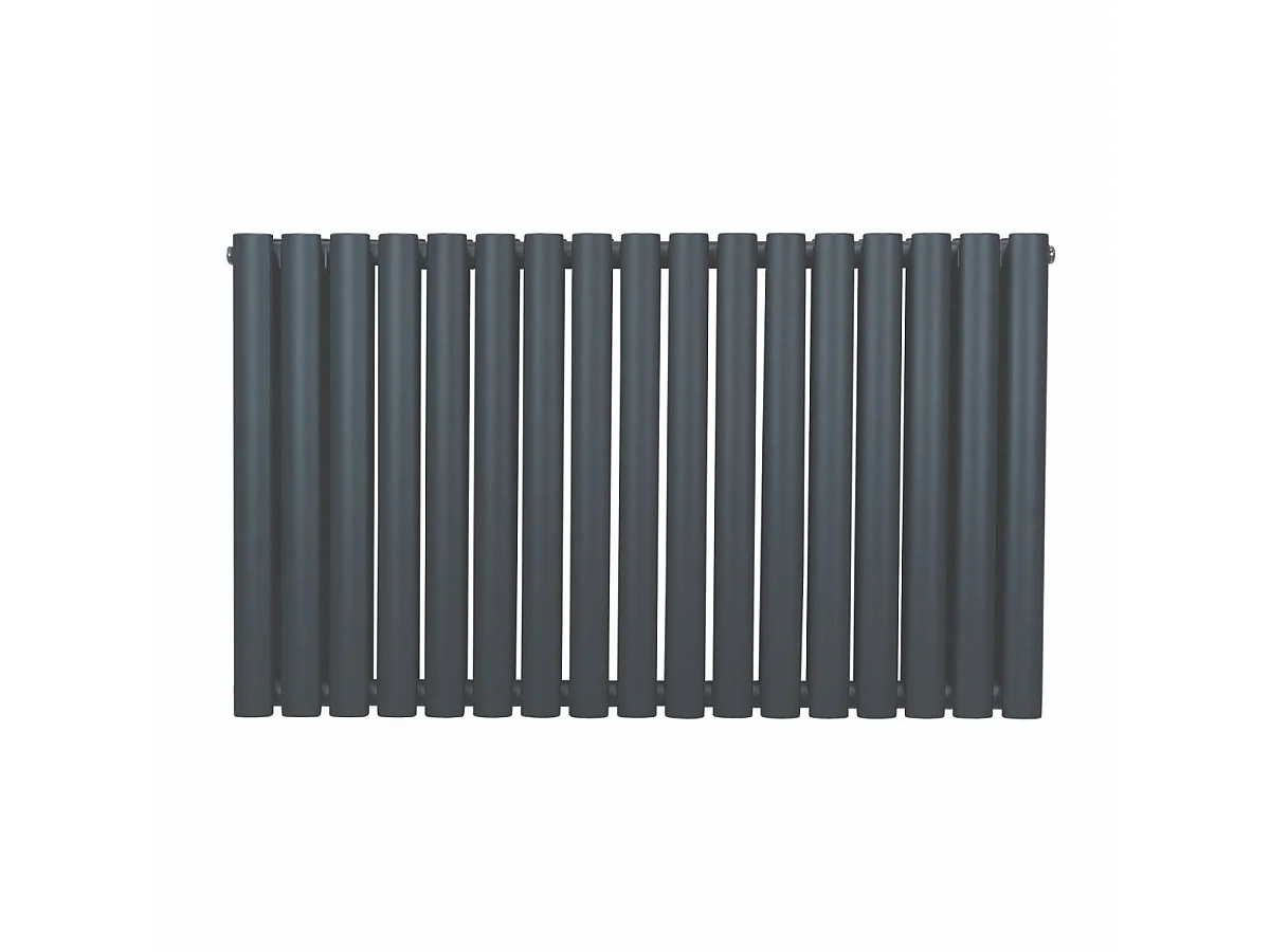 Radiatore a colonna ovale - 600 mm x 1020mm - Grigio Antracite
