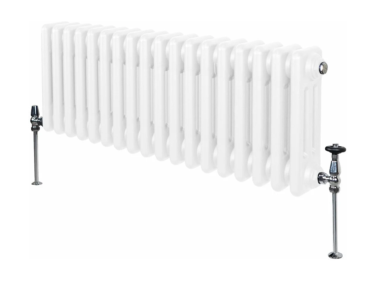 Radiateur Traditionnel à Triple Colonne – 300 x 832 mm – Blanc