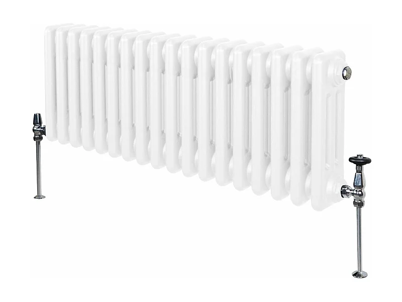 Radiateur Traditionnel à Triple Colonne – 300 x 832 mm – Blanc