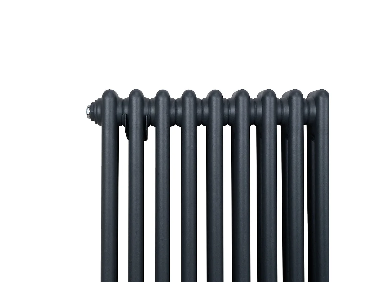 Radiateur Traditionnel à Double Colonne – 1500 x 202 mm – Gris Anthracite