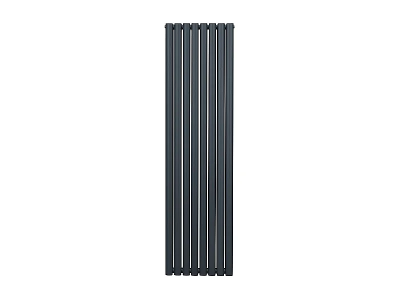 Radiateur à Colonne Ovale - 1800mm x 480mm – Gris Anthracite