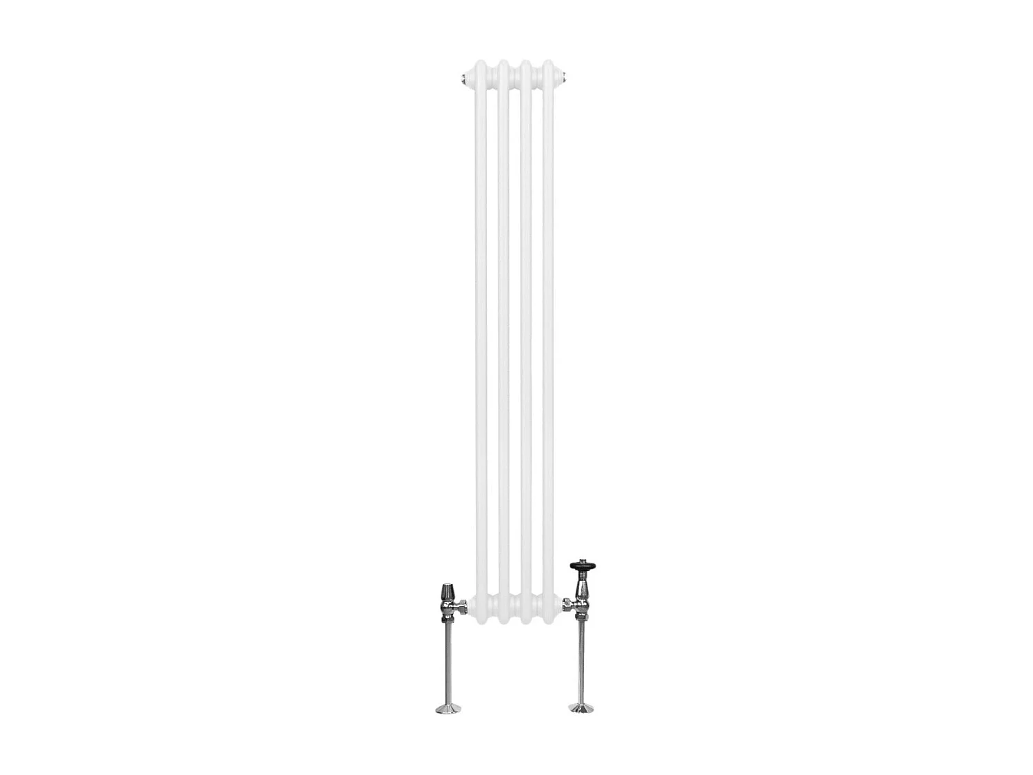 Tradycyjny grzejnik 2-kolumnowy - 1500 x 202 mm - biały