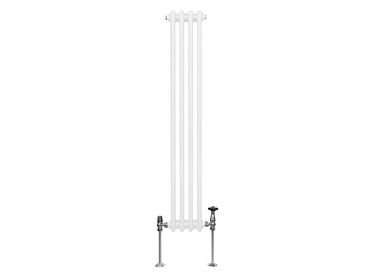 Tradiční 2sloupový radiátor - 1500 x 202 mm - bílý