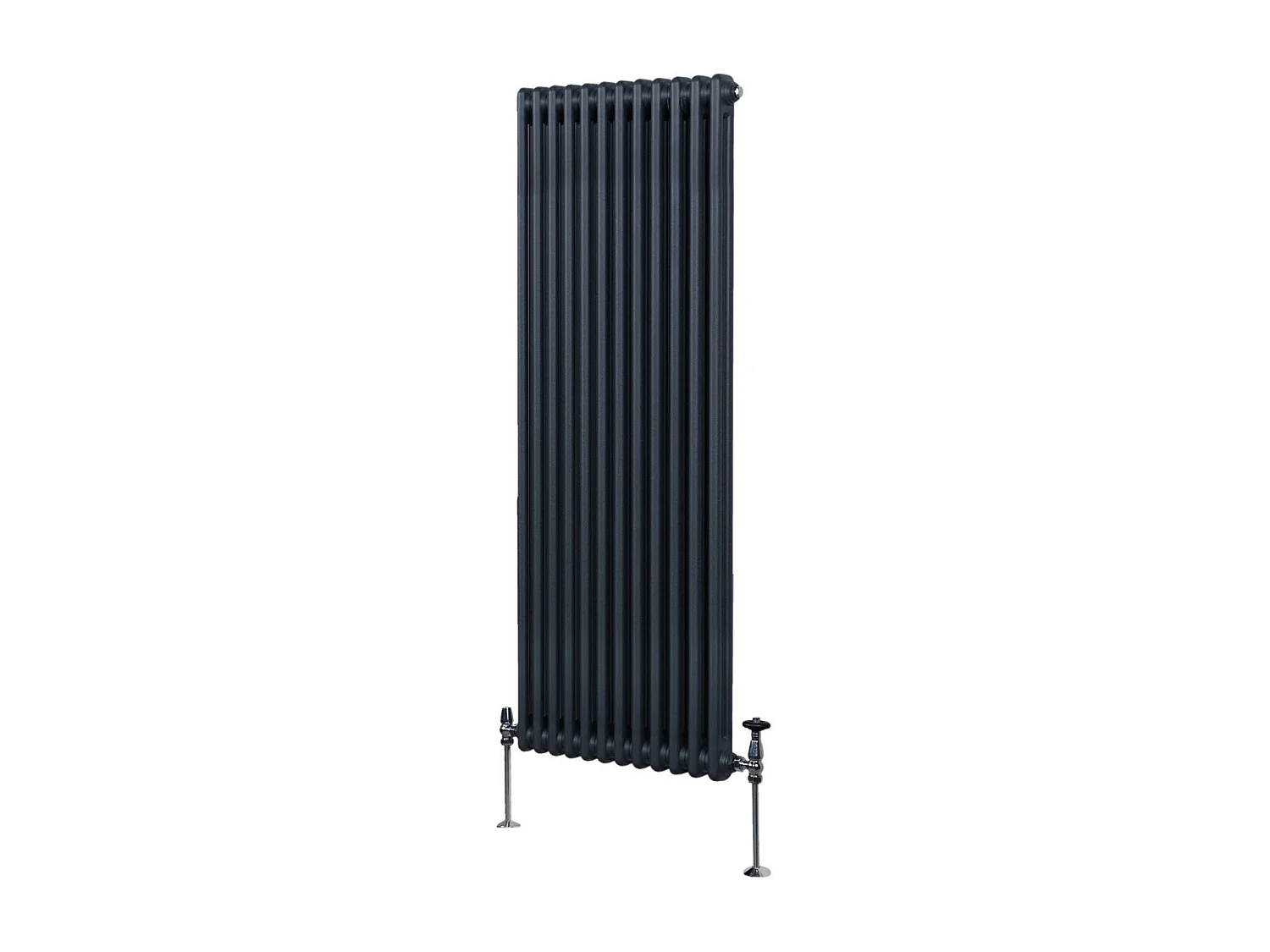 Traditional 2 Column Radiator - 1800 x 562mm - Anthracite Grey