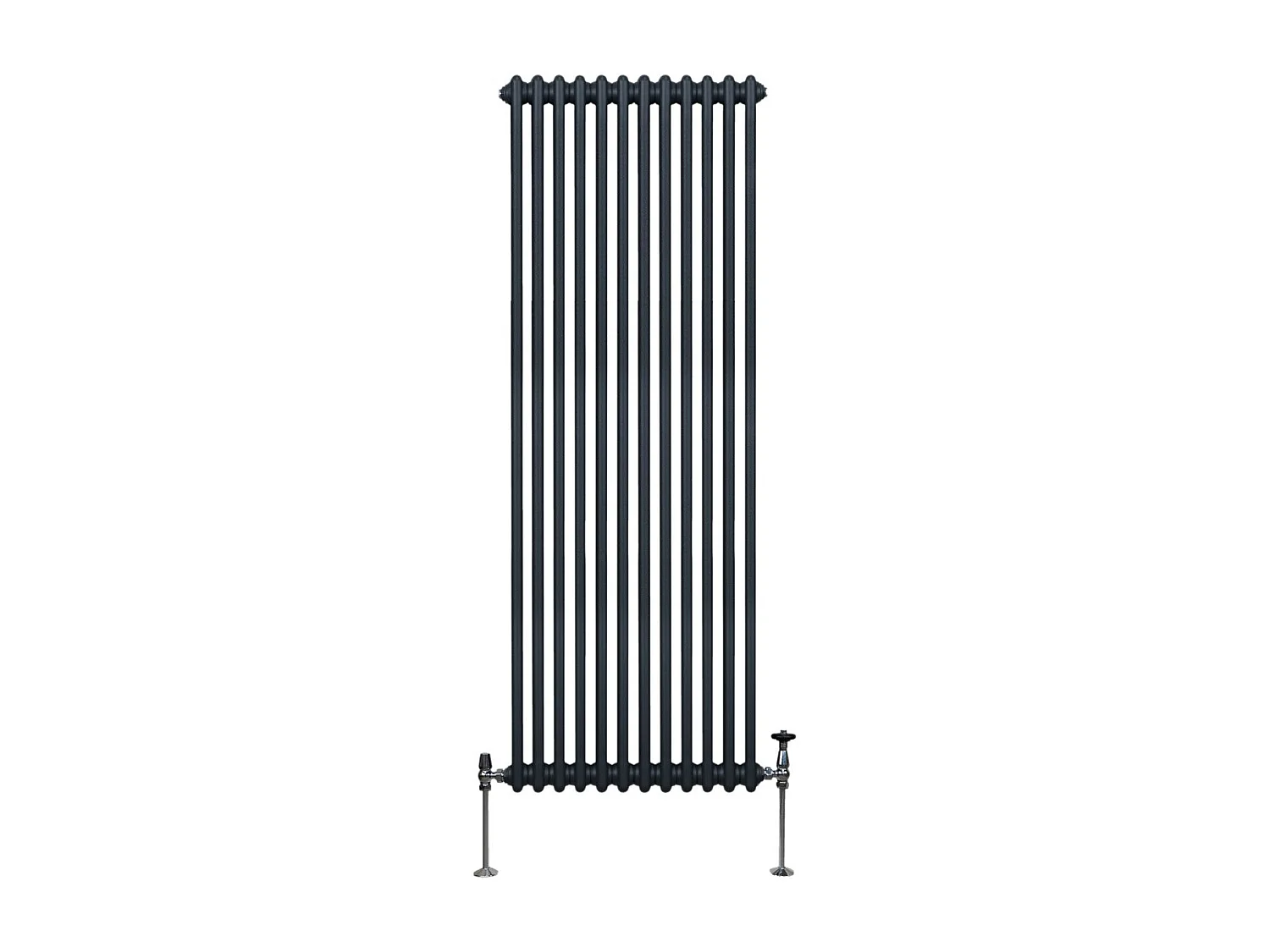 Traditional 2 Column Radiator - 1800 x 562mm - Anthracite Grey