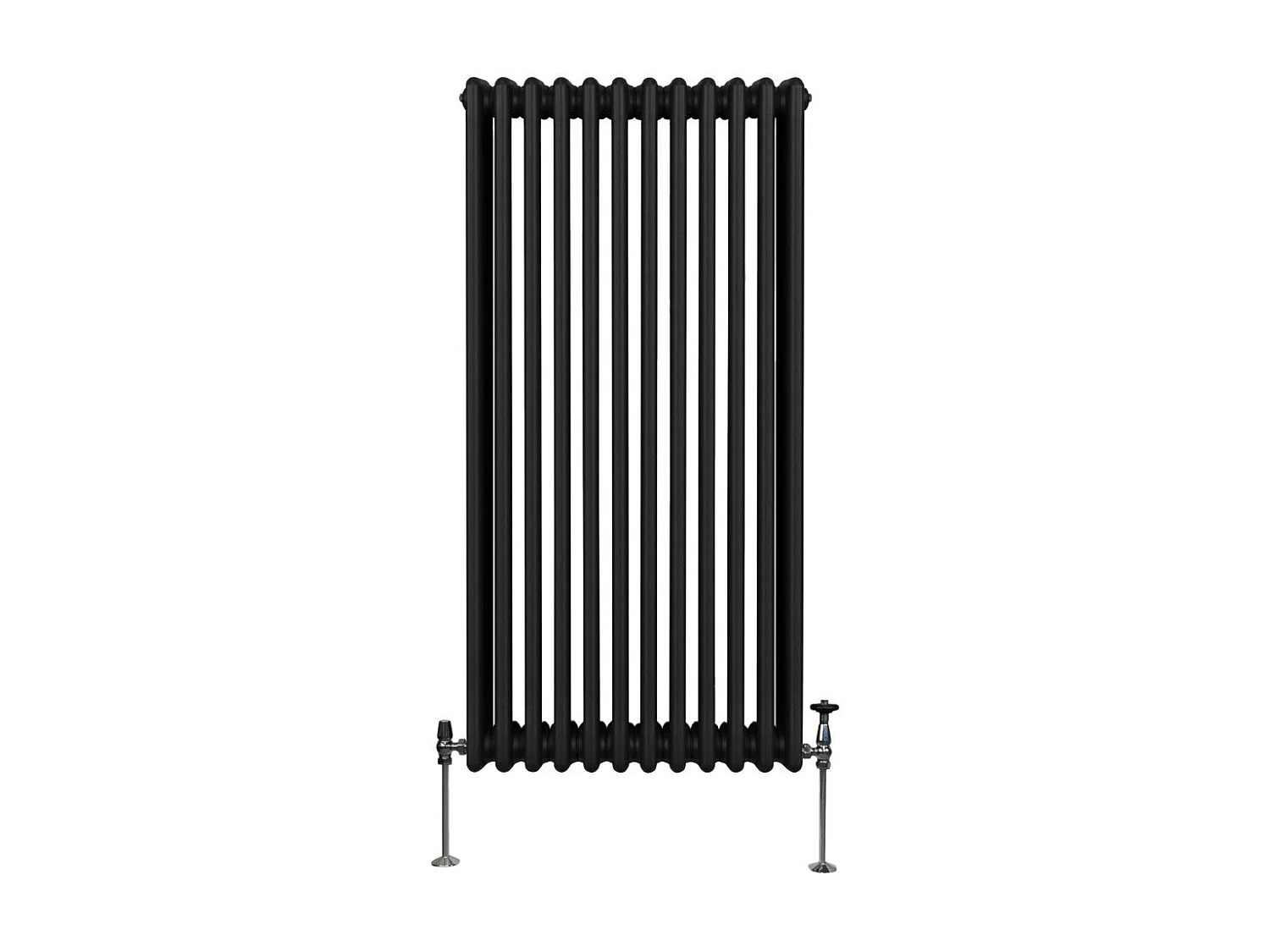 Traditional 3 Column Radiator - 1500 x 562mm - Black
