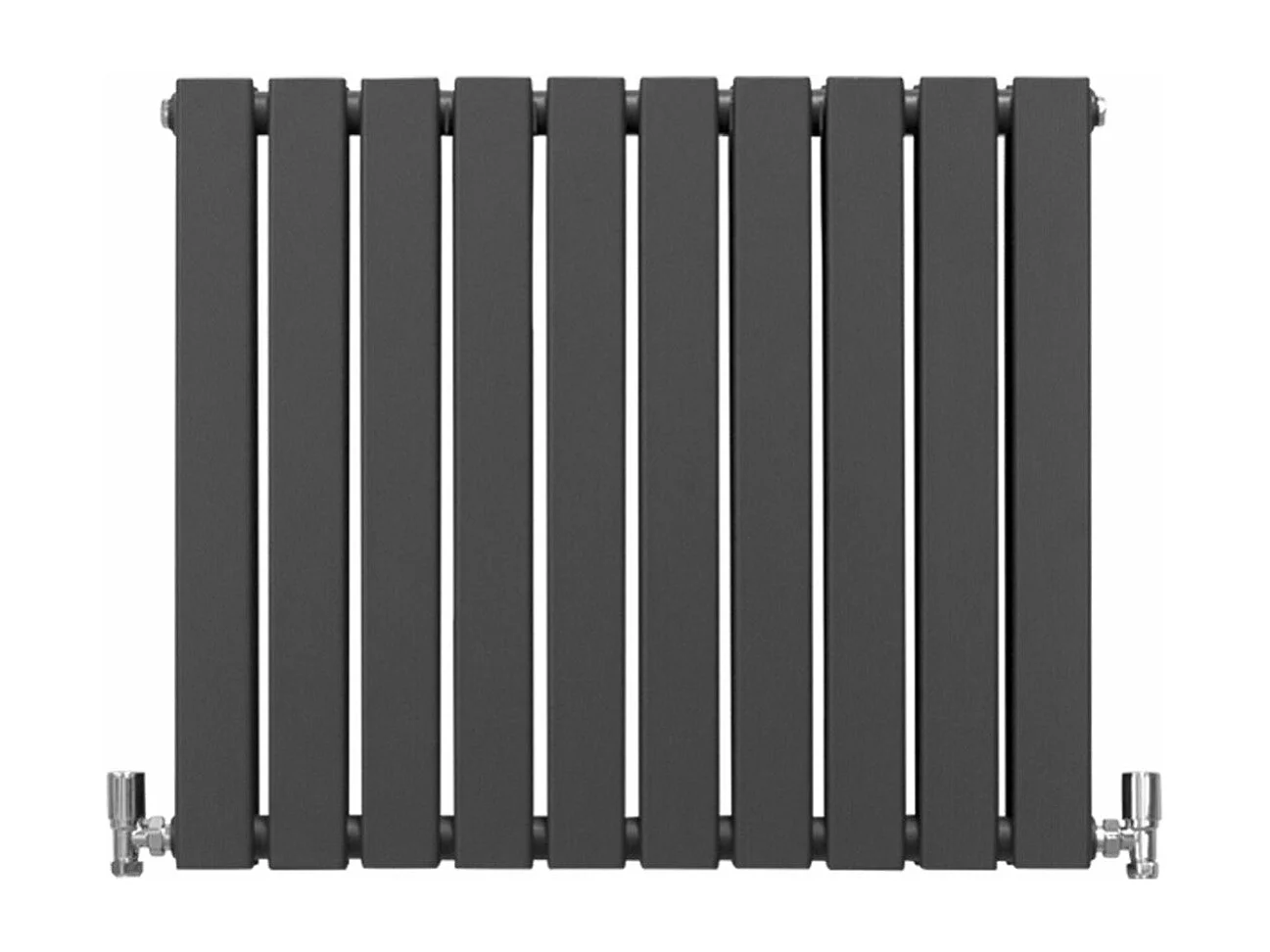 Radiadores Panel Plano Diseñador 600x700mm Calefacción Central- Gris Antracita